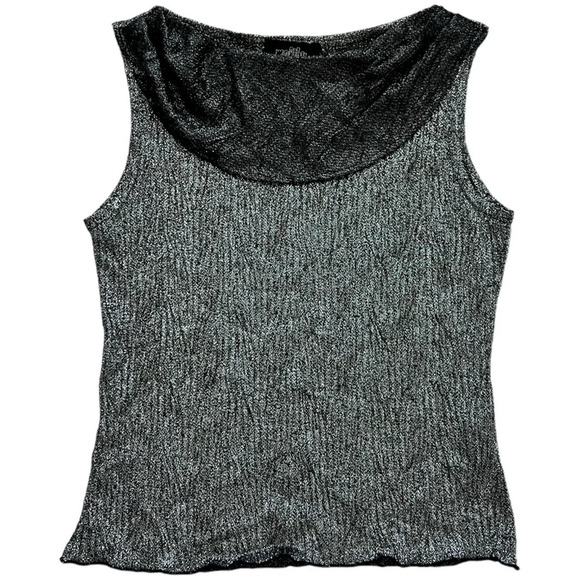 Vintage 90’s Metallic Blouse - Picture 1 of 6